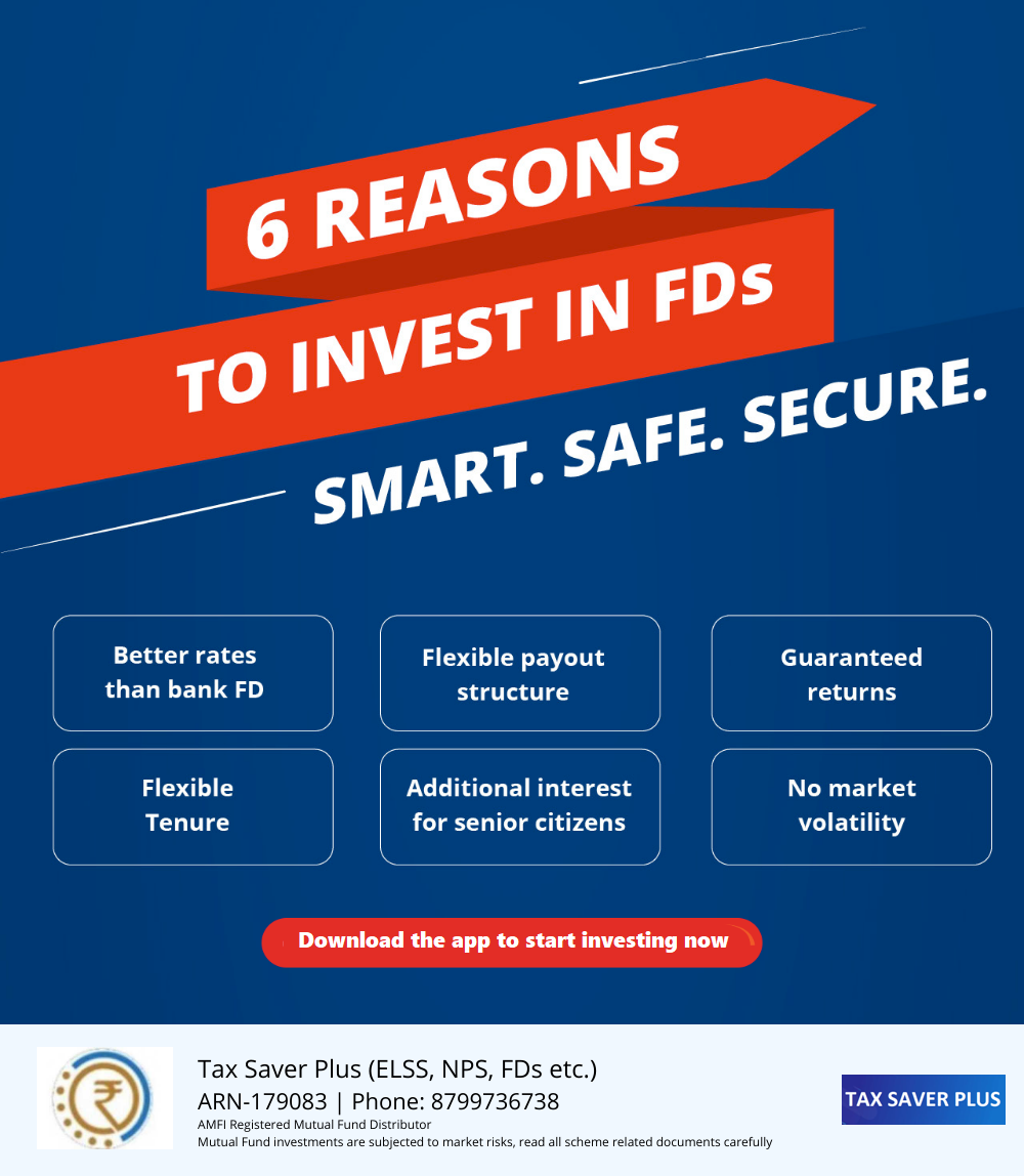 6 Reasons to Invest in Corporate Fixed Deposits | www.taxsaverplus.in