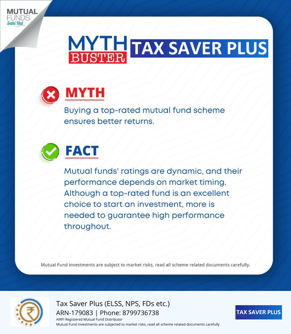 Mutual Fund Myth buster 3 | www.taxsaverplus.in