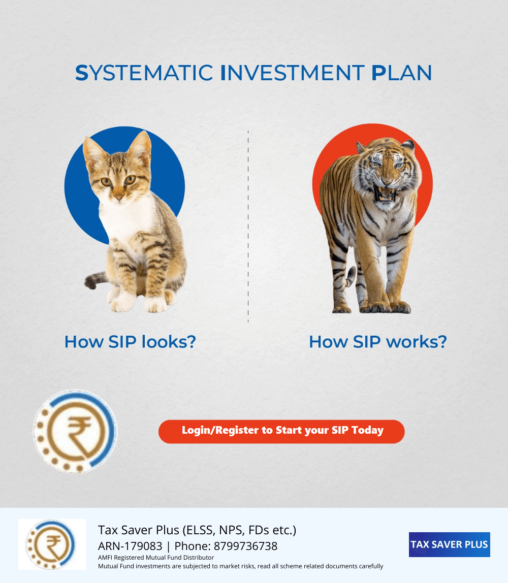 SIP works like a Tiger | www.taxsaverplus.in