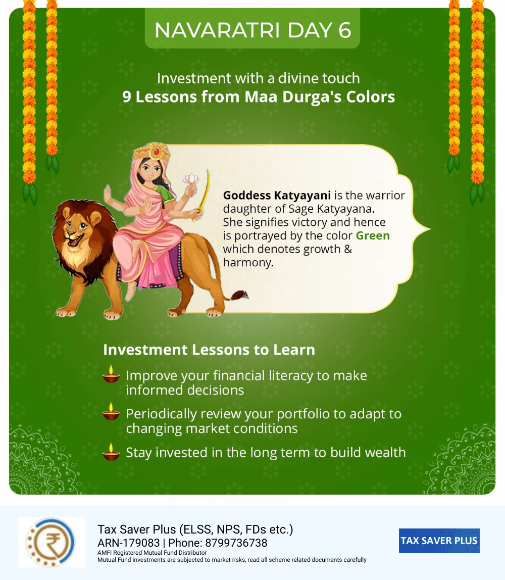 Navaratri 2023 Day 6 | Tax Saver Plus