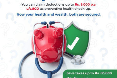 Preventive Healthcare Deduction | Tax Saver Plus