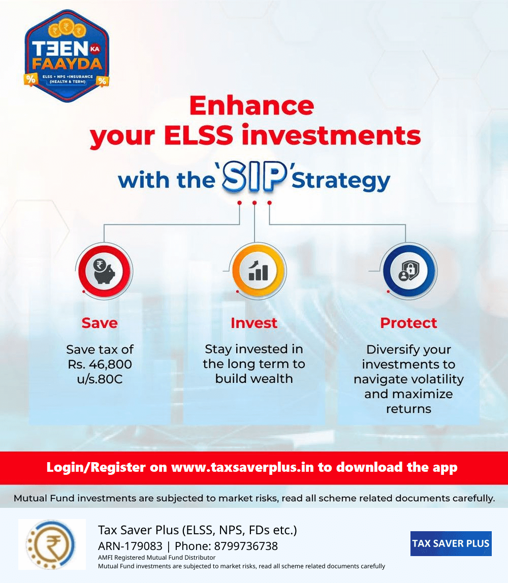 Save, Invest & Protect your wealth with ELSS | Tax Saver Plus