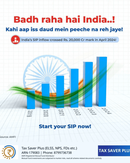 India's SIP inflow crosses 20,000 Crore | Tax Saver Plus