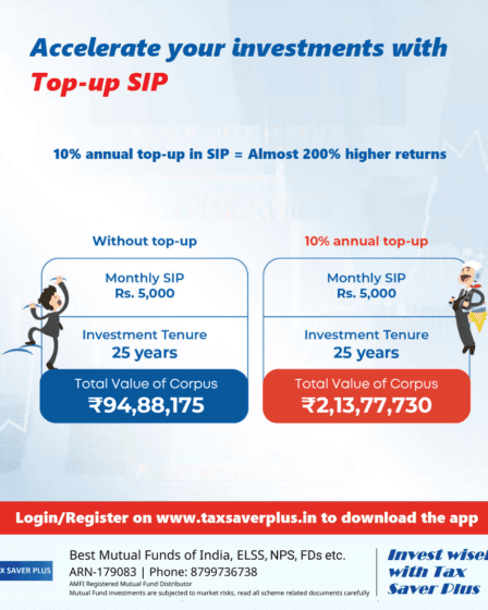 Accelerate your investments with Top-up SIP | Tax Saver Plus