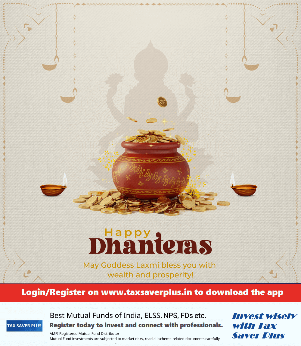 Happy Dhanteras | Tax Saver Plus