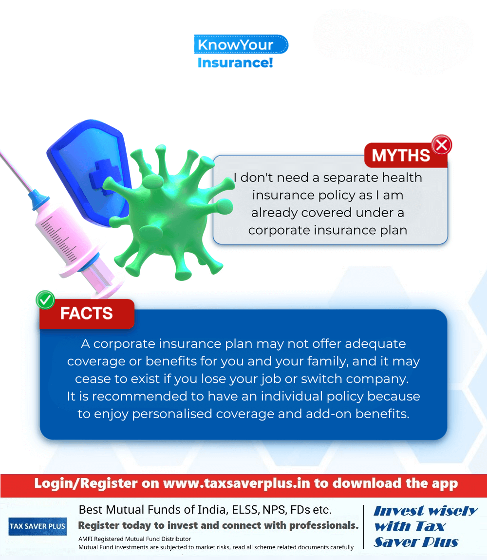 Your corporate insurance may not be enough.| Tax Saver Plus